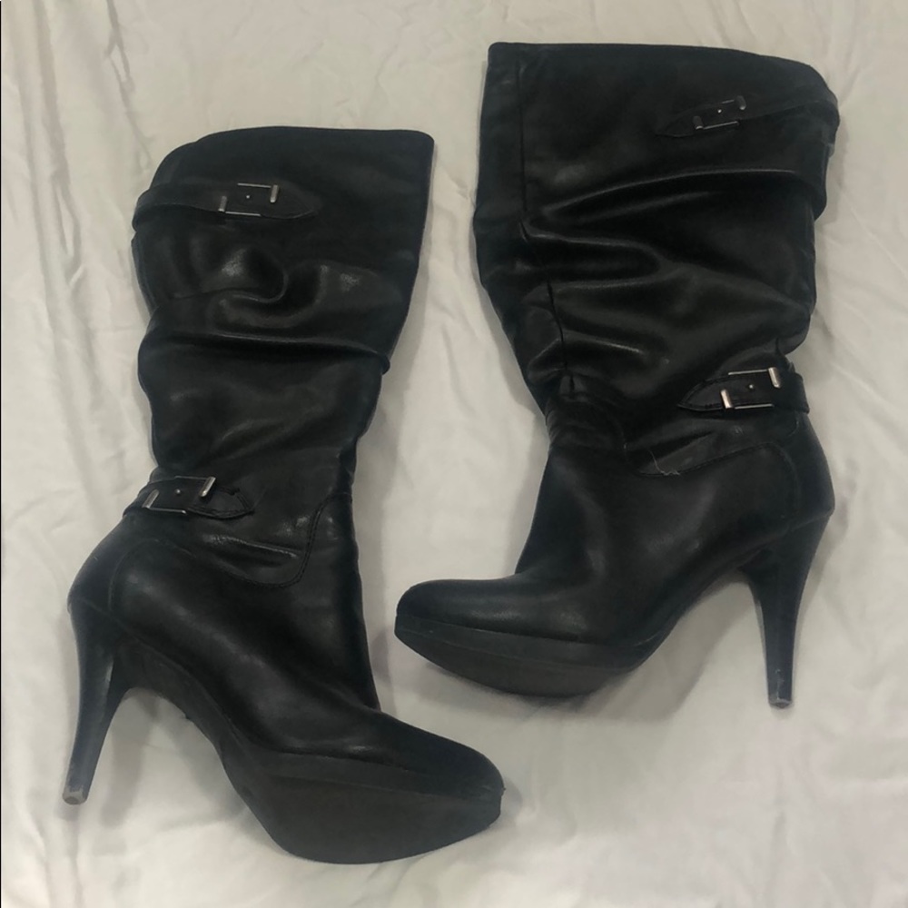 Black boots